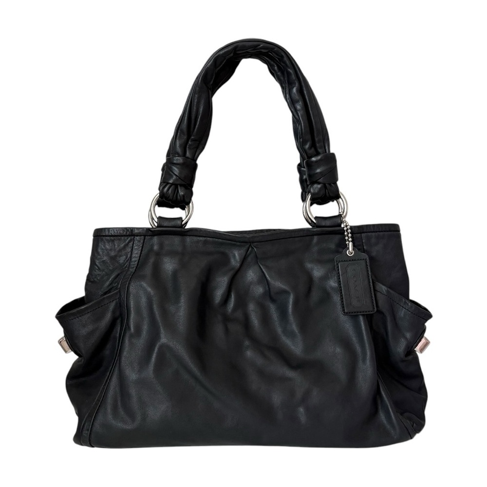 Coach Parker Riley Black Leather Shoulder Bag - 13422 - 2000s Revival Carryall
